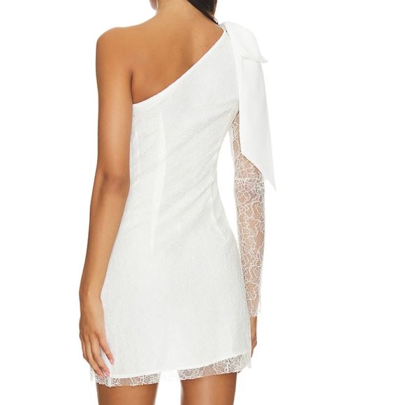 Lovers + Friends White One-Shoulder Mini Dress - Picture 2 of 2